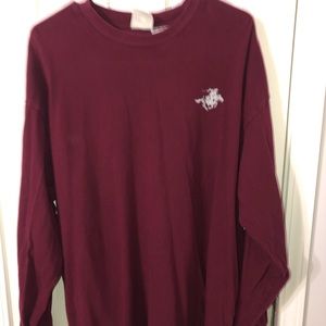 Winchester Long Sleeve Maroon in color
